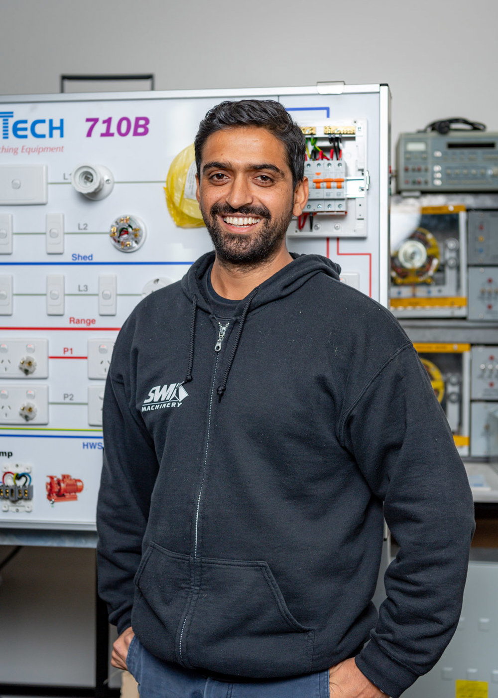 Manoj Kumar completed an electrotechnology apprenticeship at South West TAFE.