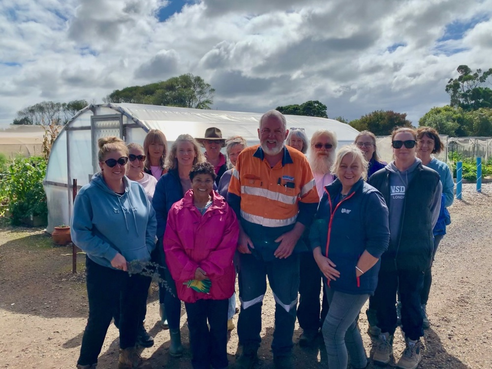 The horticulture students studying at South West TAFE’s Portland campus.